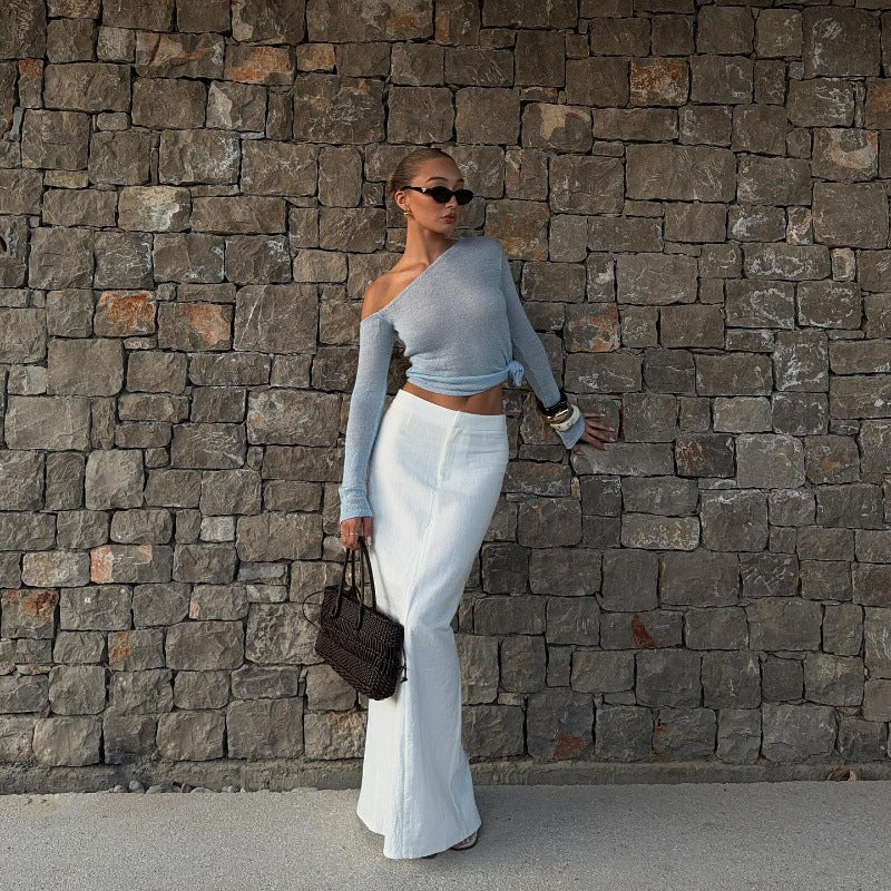 Knitted Long Sleeved Top